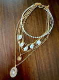 'Girl With a Pearl' Layered Statement Necklace
