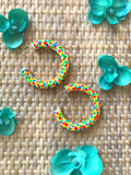 The Reese Hoop - Neon Confetti