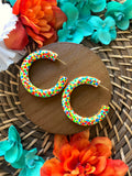 The Reese Hoop - Neon Confetti