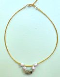 The Dawn Necklace - Beaded Jasper Gemstone Collar Necklace