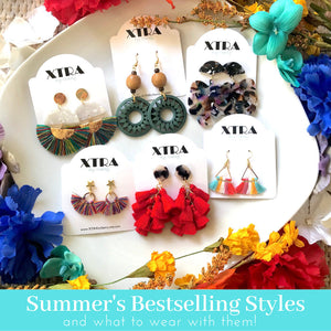 Summer's Bestselling Statement Earrings - and what to wear with them