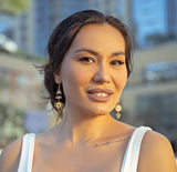 The Bella Earring - Spider Web Jasper