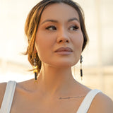The Carbon Veil Earrings