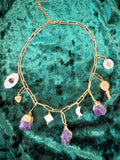 The Amethyst Charm Necklace