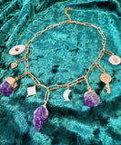 The Amethyst Charm Necklace