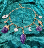 The Amethyst Charm Necklace