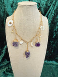 The Amethyst Charm Necklace