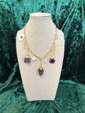 The Amethyst Charm Necklace