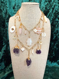 The Amethyst Charm Necklace