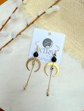 The Sasha Earring - Black Onyx