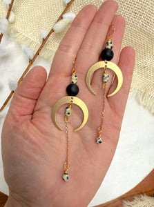 The Sasha Earring - Black Onyx
