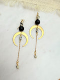 The Sasha Earring - Black Onyx