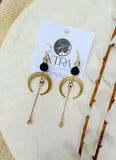 The Sasha Earring - Black Onyx