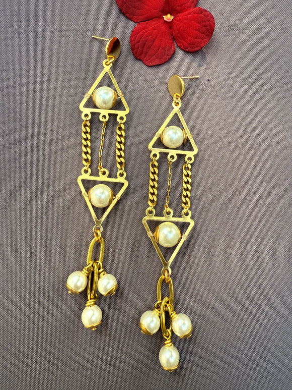 The Brass Reverie Earrings