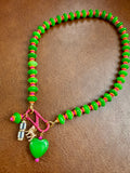 The Cabana Cutie Carabiner Necklace (Charms Compatible with Create Your Own Huggie Hoops)