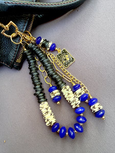 The Cobalt Divination Bag Charm