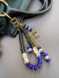 The Cobalt Divination Bag Charm