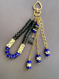 The Cobalt Divination Bag Charm