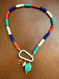 The Color Pop Carabiner Necklace