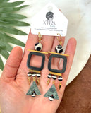 The Dark Geometry Earrings