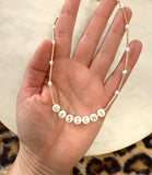 DISSENT Necklace – Beaded Pearl Activist Necklace