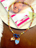 The Expressionist Carabiner Necklace - One of a Kind (Charms Compatible with Create Your Own Huggie Hoops)
