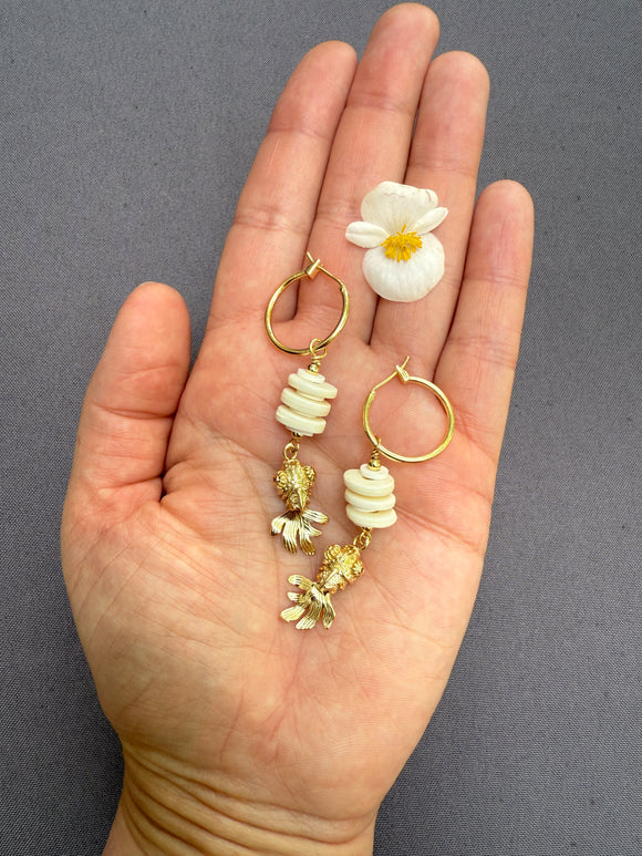 The Golden Catch Hoops
