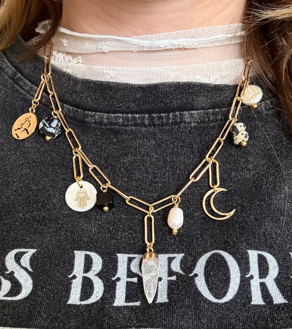The Minerva Charm Necklace