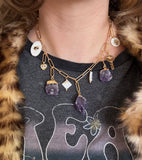 The Amethyst Charm Necklace