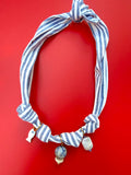 The Harbor Stripe Scarf Necklace
