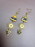 The Bella Earring - Spider Web Jasper