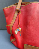 The Tangerine Coast Bag Charm