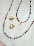 Kaleidoscope Initial Necklace