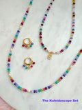 Kaleidoscope Huggie Hoops