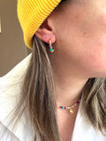 Kaleidoscope Huggie Hoops