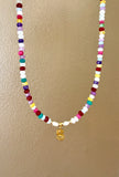 Kaleidoscope Initial Necklace