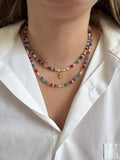 Kaleidoscope Initial Necklace