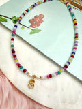 Kaleidoscope Initial Necklace