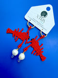 The Loopy Lobster Earrings