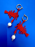 The Loopy Lobster Earrings