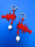 The Loopy Lobster Earrings