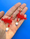 The Loopy Lobster Earrings