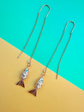 Lucky Guppies Threader Earrings