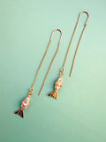 Lucky Guppies Threader Earrings