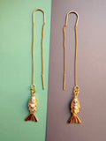 Lucky Guppies Threader Earrings