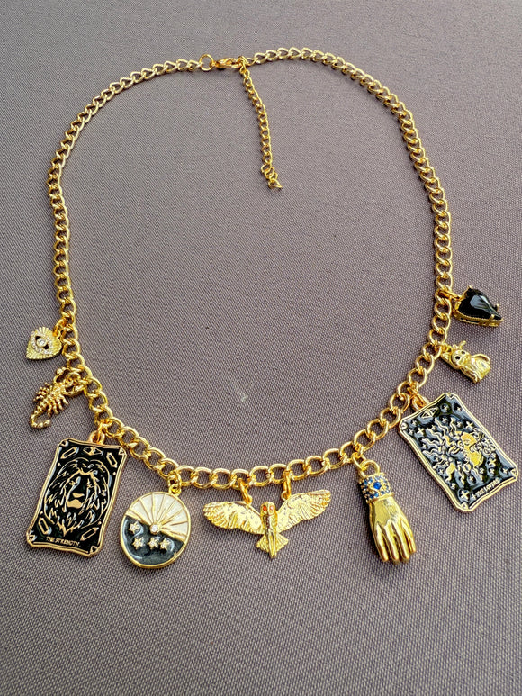 The Midnight Mystique Charm Necklace