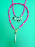 The Pink Zing Necklace
