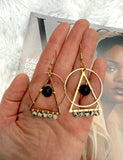 The Paige Earring - Black Onyx