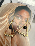 The Paige Earring - Black Onyx