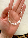 PERSIST Necklace - Freshwater Pearl Feminist Necklace